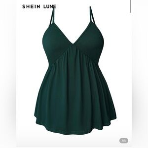 SHEIN Dark Green Camisole Top